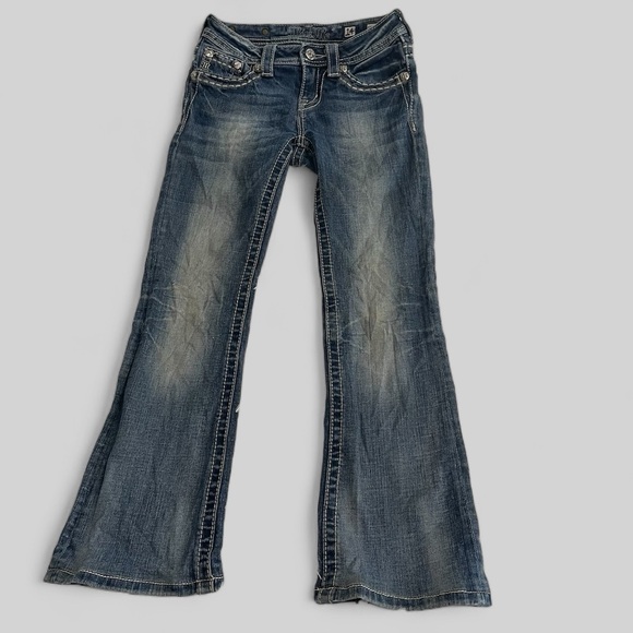 Miss Me Other - Miss Me Jeans Girls 14 Boot Cut Flap Pockets Bling
